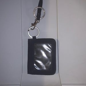 Vera Bradley, Navy Blue with lanyard, ID case